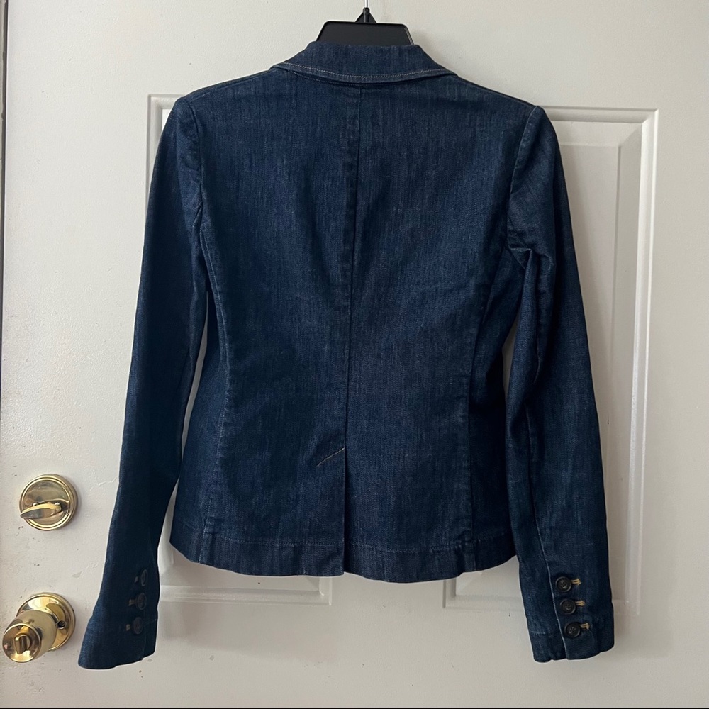 Theory Denim Blazer Jacket - Picture 5 of 10